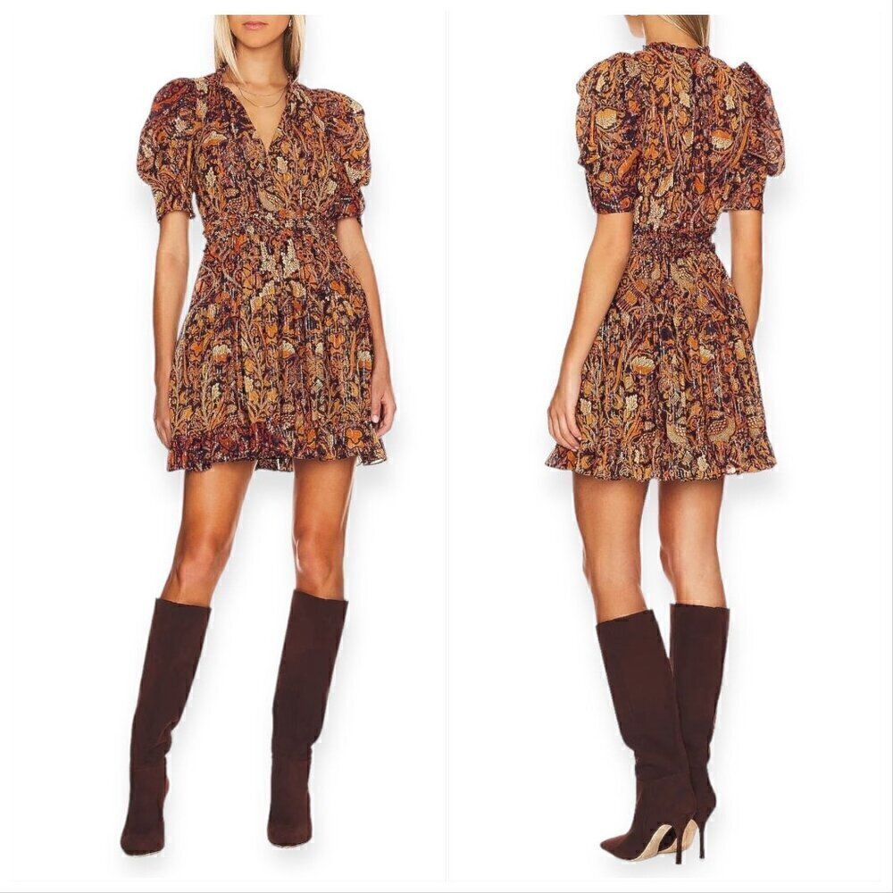 ULLA JOHNSON Ada Dress in  Celestial, Size 4, NWT